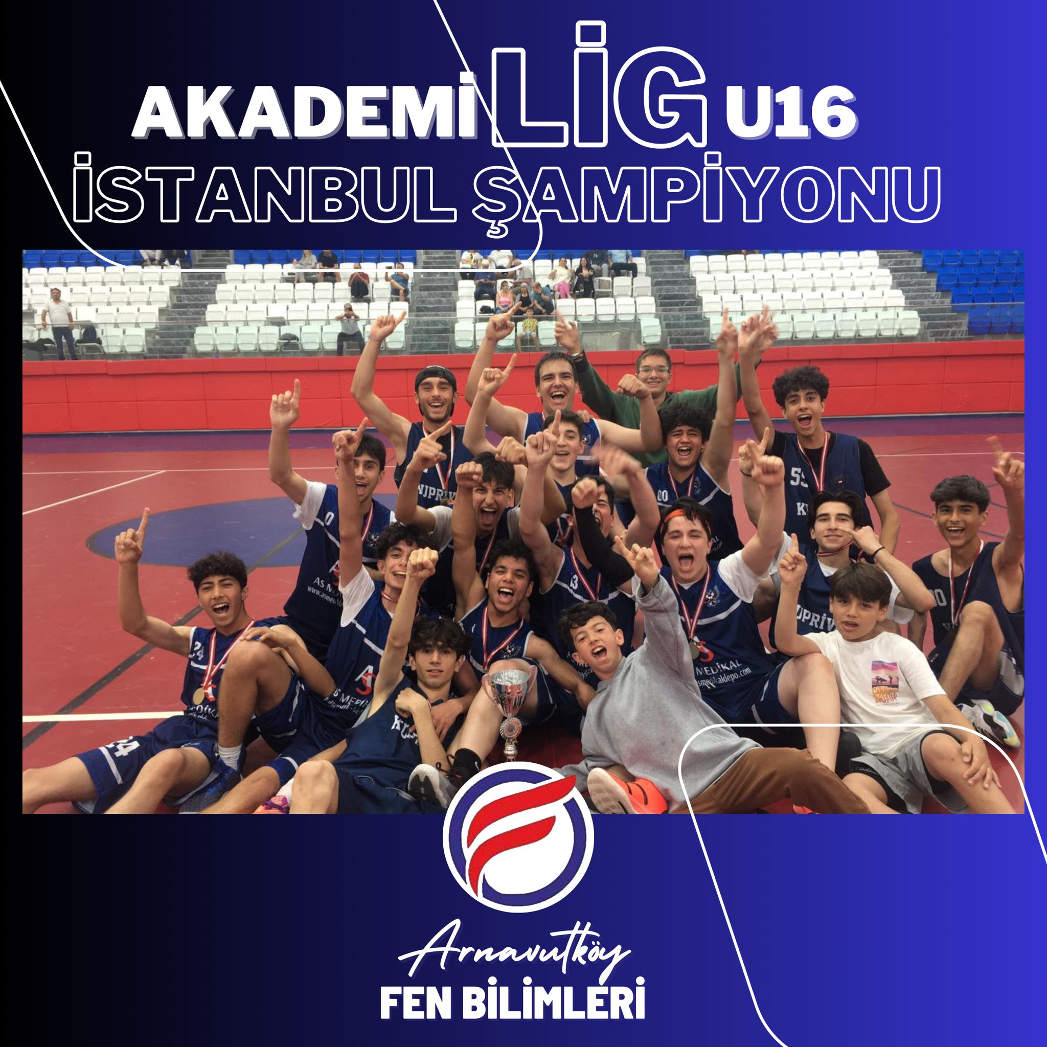 AkademiLig u16 istanbul şampiyonluğu