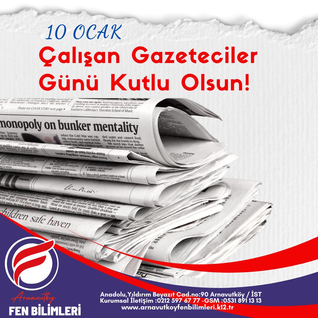ÇALIŞAN GAZETECİLER GÜNÜ
