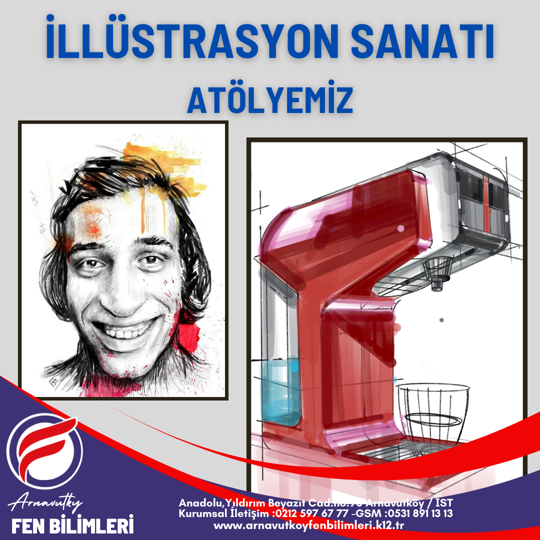 İLLÜSTRASYON SANATI ATÖLYEMİZ.