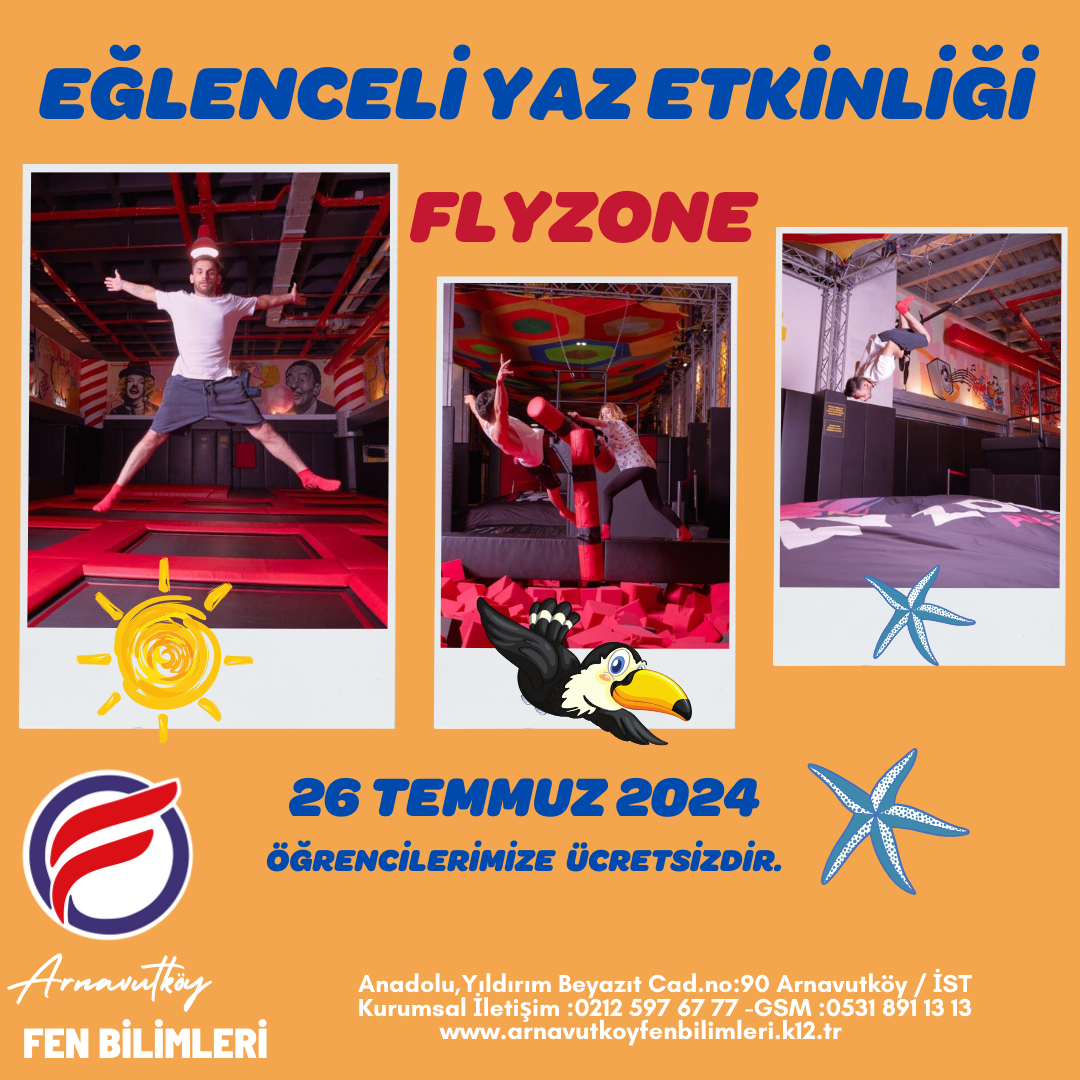 Eğlenceli yaz etkinliğimiz.